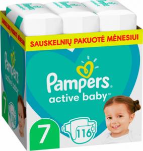 Pampers Pieluszki Active Baby 7, 15+ kg, 116 szt. 4