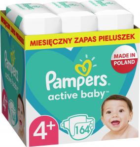 Pampers Active Baby 4+, 10-15 kg, 164 szt. 7