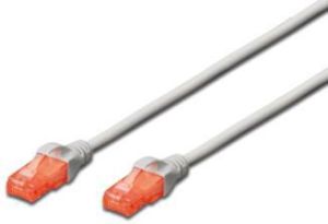 Digitus Patchcord UTP, CAT.6, szary, 3m (DK-1612-030) 1