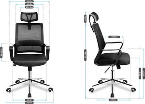 Krzesło biurowe Huzaro Manager 2.1 Czarne 13