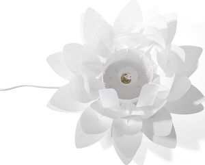 Lampa stołowa Beliani Lampa stołowa biała MUSONE 3