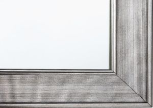 Beliani Lustro ścienne srebrne Bubry 2