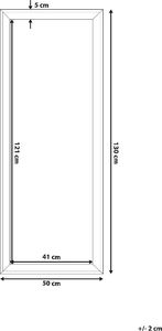 Beliani Lustro ścienne białe Benon 4