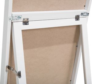 Beliani Lustro stojące białe Torcy 6