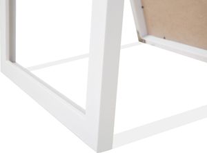 Beliani Lustro stojące białe Torcy 8