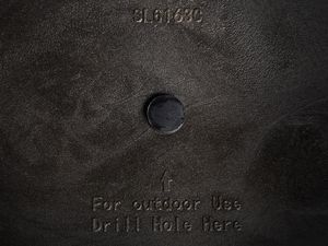 Beliani Doniczka beżowa okrągła 31 x 31 x 58 cm ABDERA 4