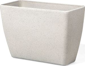 Beliani Doniczka 60 x 27 x 41 cm beżowa BARIS 2