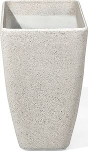 Beliani Doniczka 60 x 27 x 41 cm beżowa BARIS 3