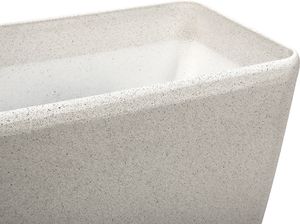 Beliani Doniczka 60 x 27 x 41 cm beżowa BARIS 5