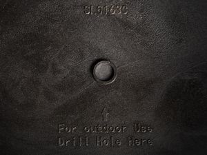 Beliani Doniczka 60 x 27 x 41 cm beżowa BARIS 7