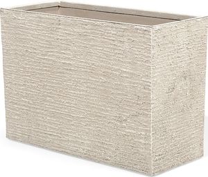 Beliani Doniczka 34 x 80 x 56 cm beżowa EDESSA 2