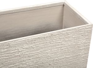 Beliani Doniczka 34 x 80 x 56 cm beżowa EDESSA 5
