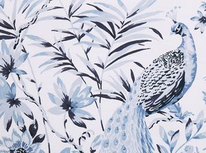 Beliani Komplet pościeli bawełnianej Ballard biało-niebieski 155x220 cm 5