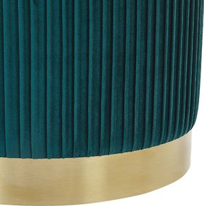 Beliani Zestaw 2 pufów ze schowkiem niebieski MIRAMAR 4