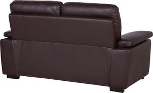 Beliani Sofa 2-osobowa brązowa VOGAR 3