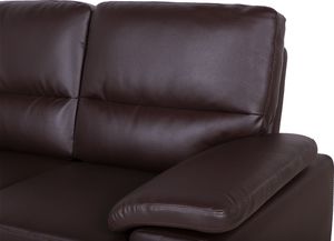 Beliani Sofa 2-osobowa brązowa VOGAR 5