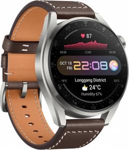 Smartwatch Huawei Watch 3 Pro Classic Srebrny/Brązowy 3