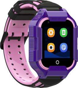 Smartwatch Garett Kids Neon 4G Czarno-fioletowy 3