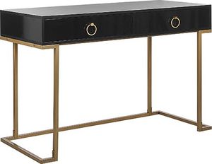 Biurko Beliani Westport Czarne 115 cm x 50 cm 3