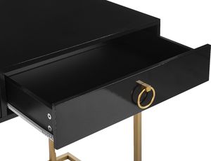 Biurko Beliani Westport Czarne 115 cm x 50 cm 7