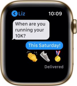 Smartwatch Apple Watch Series 6 GPS + Cellular 44mm Gold Stainless Steel Granatowy  (MJXN3WB/A) 2