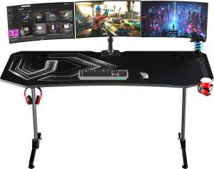 Biurko Ultradesk Frag XXL Czarne 160 cmx75 cm 3