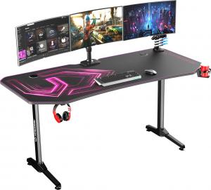 Biurko Ultradesk Frag Różowe 160 cmx75 cm 2