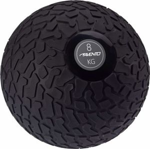 Avento Piłka slam ball z teksturowaną powierzchnią, 8 kg, czarna 1