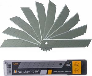 Gline Łamane ostrza do noża 18mm x 6mm - opakowanie 10 szt Hardanger 1