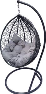 Paia Fotel Wiszący bujany ogrodowy kosz huśtawka - Grafitowa 2