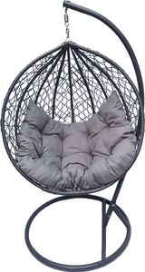 Paia Fotel Wiszący bujany ogrodowy kosz huśtawka - Grafitowa 3