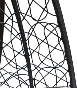 Paia Fotel Wiszący bujany ogrodowy kosz huśtawka - Grafitowa 6