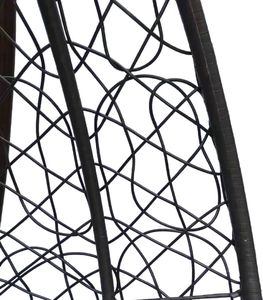 Paia Fotel Wiszący bujany ogrodowy kosz huśtawka - Grafitowa 7