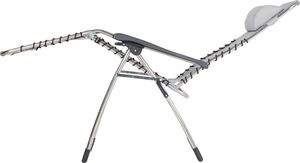 Odense Leżak Plażowy składany grawitacyjny Brązowy 7