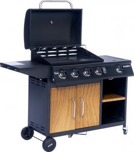 Activa Grill ogrodowy gazowy Madera 4+1 ruszt 65x40 cm 4