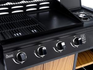 Activa Grill ogrodowy gazowy Madera 4+1 ruszt 65x40 cm 6