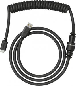 Kabel USB Glorious USB-A - USB-C 1.36 m Czarny (GLO-CBL-COIL-BLACK) 2