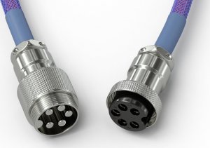 Kabel USB Glorious USB-A - USB-C 1.36 m Fioletowy (GLO-CBL-COIL-NEBULA) 3