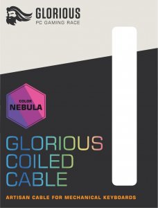 Kabel USB Glorious USB-A - USB-C 1.36 m Fioletowy (GLO-CBL-COIL-NEBULA) 5