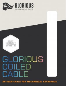 Kabel USB Glorious USB-A - USB-C 1.36 m Biały (GLO-CBL-COIL-WHITE) 4