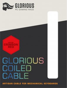 Kabel USB Glorious USB-A - USB-C 1.36 m Czerwony (GLO-CBL-COIL-RED) 4