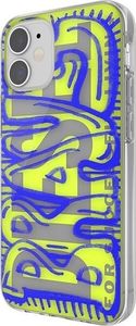 Diesel DIESEL SNAP CASE CLEAR AOP FW20 IPHONE 12 MINI NIEBIESKI/LIMONKA standard 2