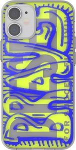 Diesel DIESEL SNAP CASE CLEAR AOP FW20 IPHONE 12 MINI NIEBIESKI/LIMONKA standard 3