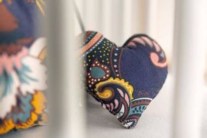 Sensillo KOKON WAFEL 80x45 BOHO BRUDNY RÓŻ 22889 / 6340 8