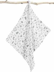 Sensillo PIELUCHA MUŚLINOWA 70X80 CM LAS BIAŁY 0972 / 6234 2