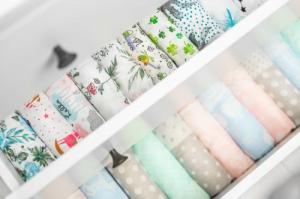 Sensillo PIELUCHA MUŚLINOWA 70X80 CM PEONIE BIAŁE 0970 / 5992 12