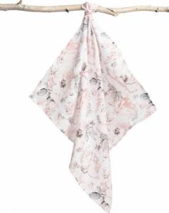 Sensillo PIELUCHA MUŚLINOWA 70X80 CM PEONIE BIAŁE 0970 / 5992 2