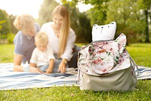 Sensillo TORBA MAMA ŁĄKA ZIELONA 8607/7231 8