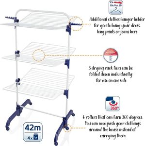 Suszarka na pranie Leifheit Comfort Tower 420 6