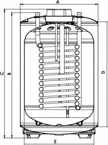 Ariston ZASOBNIK BCH 120 EE ZE STOJAKIEM 3
